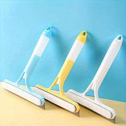 3-in-1 Multifunctional Plastic Squeegees for Windows, Mirrors, and Glass Cleaning - Spray, Wipe and Dry - Ideal for Bathroom, Kitchen, and Living Spaces