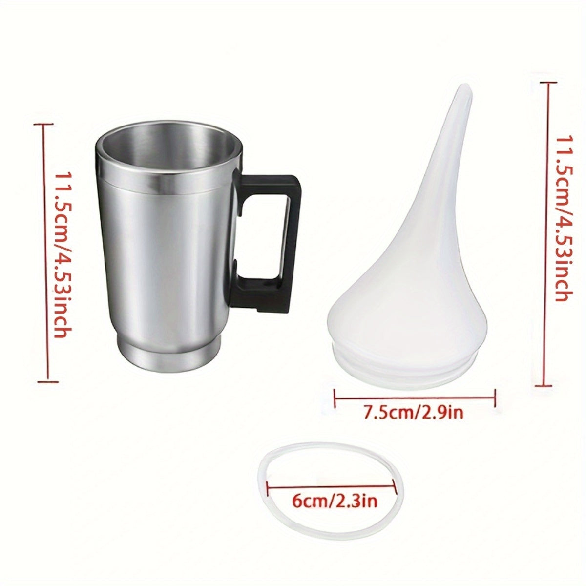 BESPER Car Headlight Restoration Kit with 500ml Restoration Fluid & Fogging Cup - Oxidized Yellowed/Scratched/Blurred Headlight Restoration, Durable Plastic, Easy-Use Design for Enhanced Visibility & Safety, Vehicle Lighting