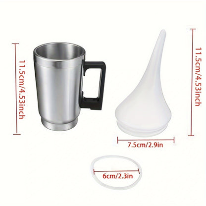 BESPER Car Headlight Restoration Kit with 500ml Restoration Fluid & Fogging Cup - Oxidized Yellowed/Scratched/Blurred Headlight Restoration, Durable Plastic, Easy-Use Design for Enhanced Visibility & Safety, Vehicle Lighting