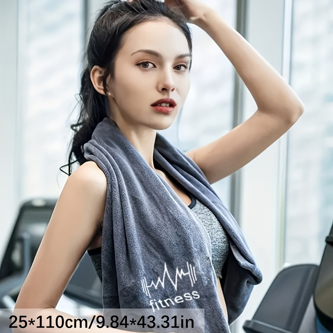Lightweight, Quick-Drying Sports Towel - Soft Sweat Absorption for Men & Women - Perfect for Outdoor Gym, Training & Running!