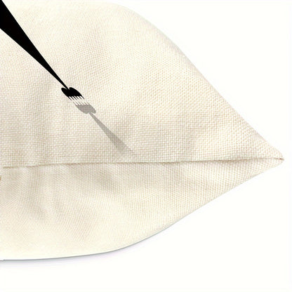 4pcs Playful Black Cat Throw Pillow Covers | Boho Chic Decorative Cushion Covers, 44.96x44.96 cm, Polyester with Zip Closure | Ideal for Sofa, Bedroom, Office & Farmhouse | Hand Washable, Paisley Pattern, Decorative Pillows