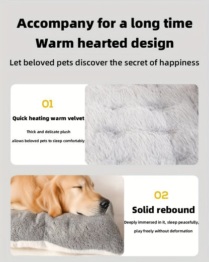 Dog beds suitable for extra-large dogs, comfortable and soft large dog kennel sofas, dog blankets and mattresses, pet pads suitable for small to large dogs, providing comfortable rectangular comfort for dogs and cats., Cozy P