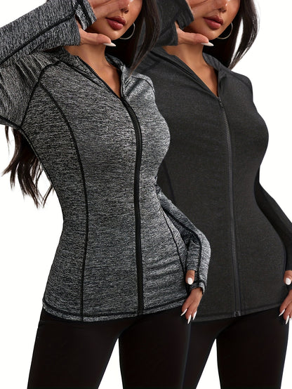 Conjunto de duas peças feminino casual desportivo