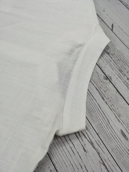 Men's Shirt Top, Solid Band Collar Short Sleeve Closure Summer Male Casual Henley Shirt For Daily Business Formal Shirts For Men