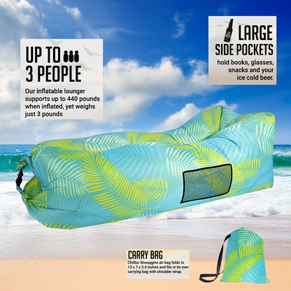 Inflatable Couch Cool Inflatable Chair. Upgrade Your Camping Accessories. Easy Setup is Perfect for Hiking Gear, Beach Chair and Music Festivals.