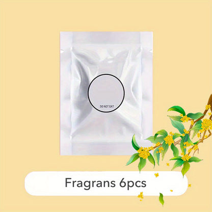 6 pastilhas de fragrância para automóvel, aromatizador de ar automóvel Pilot Bear, recarga de perfume para saída de ar do automóvel, acessórios para automóvel, aroma de longa duração.