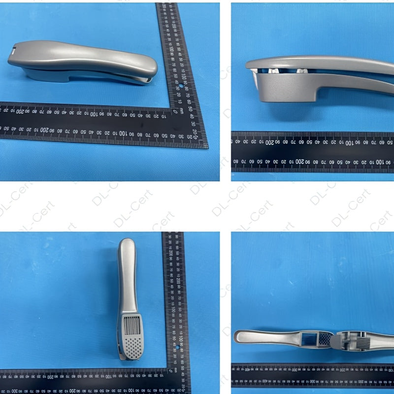 1pc Garlic Crusher & Presser - Multi-Functional Aluminum Kitchen Tool for Effortless Garlic Mincing, Includes Cleaning Pad, No Electricity Needed, Ideal for Home Cooking, Garlic Crusher for Cooking