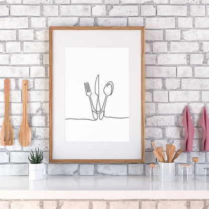 3pcs/set Canvas Print Posters, Line Drawing Canvas Wall Art Decor, For Living Room Wall Decor, Bedroom Wall Decor, Office Kitchen Wall Décor, No Frames