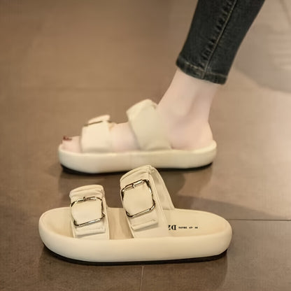 Chinelo feminino elegante, novo modelo de chinelo casual antiderrapante com sola grossa para praia, ideal para grávidas no verão de 2024. Chinelo de alta qualidade com design exclusivo.