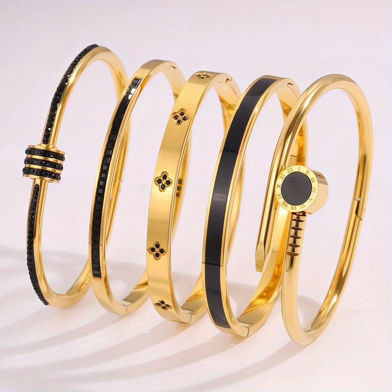 Stainless Steel Fashion Jewelry Waterproof Hypoallergenic Suitable for Men and Women Party Daily Wear Accessories