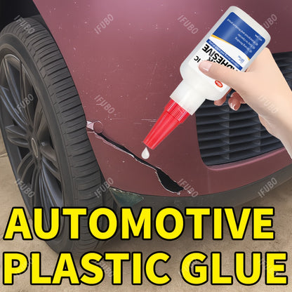 Car Bumper Glue - Plastic Special Adhesive, Strong Universal Welding Agent for Repairing Plastic Parts, Rearview Mirror Base, and Cracked Shell Bonding Agent
