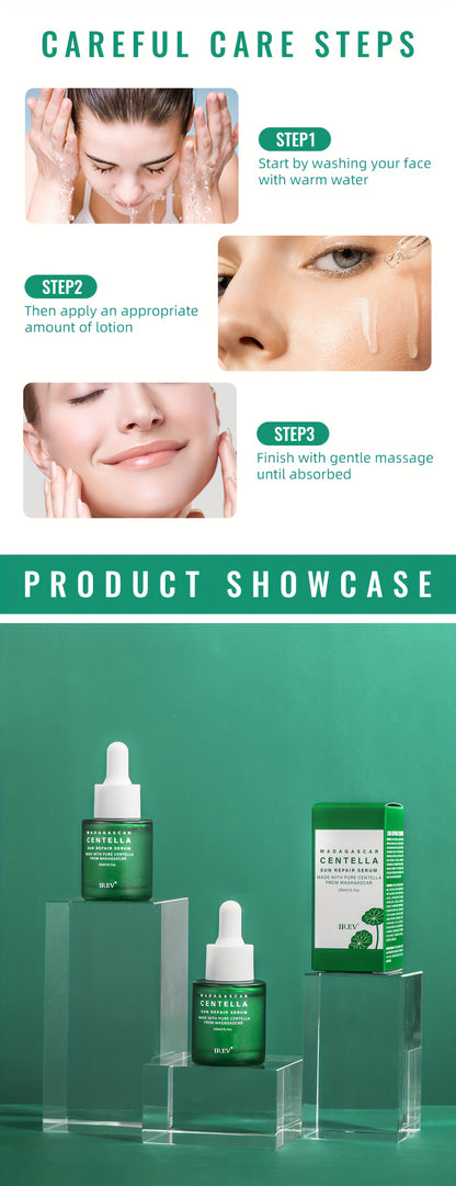 Centella Asiatica Hydrating Serum 20ml, Alcohol-Free, Fragrance-Free for All Skin Types, Moisturizing Facial Care