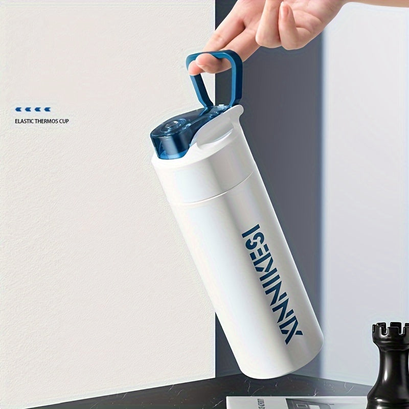 1000ml/600ml Stainless Steel Insulated Water Bottle, Wide Mouth for Hot & Cold Retention - Sports Gym Cycling Outdoor Hiking Travel Car Cup with Leakproof Vacuum Double-Layer Design (BPA Free)