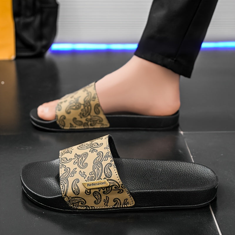 Men'S Breathable Open-Toe Sandals - Comfortable & Durable Casual Walking Shoes with Adjustable Strap, Faux Upper & Rubber Sole, Perfect for Casual Attire, Strappy Sandals