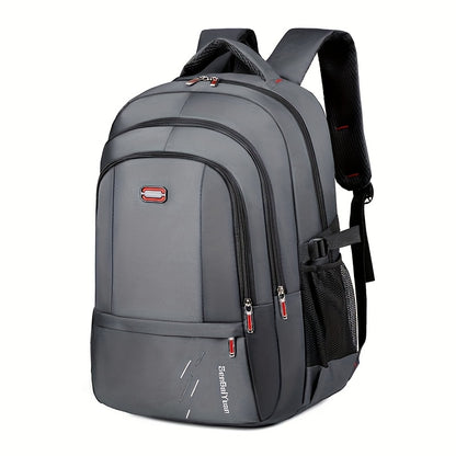 Large Capacity Travel Backpack with 43.18cm Laptop Compartment - Heavy-Duty High Quality, Adjustable Padded Straps & Zipper Closure, Durable Nylon Backpack For Men & Women, Business, Camping, Hiking, Backpack For Travel, Busi