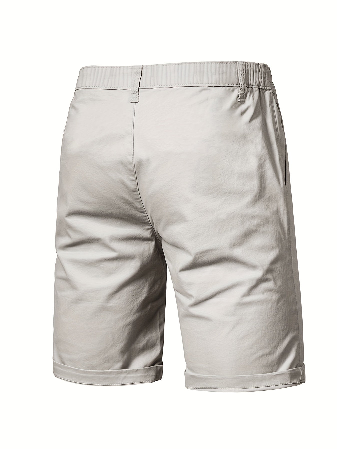 5pcs Men's Formal & Casual Shorts - Multi-Color Business, Streetwear, Beach Pants - Zipper Closure & Belt Loop - Non-Stretch Fabric for Office, Travel, Gym, Vacation - Machine Washable - (Black/Gray/Beige/Olive Green/), Versa