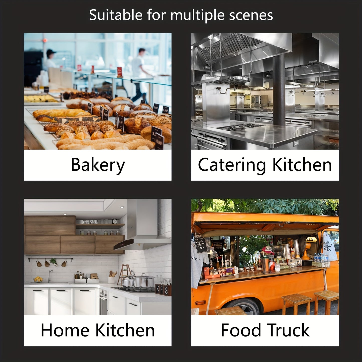 Brodark Kitchen Knife Set With Block, 15pcs Knife Block Set With Built-in Sharpener, Stainless Steel Knives Set For Kitchen, NSF Certified Kitchen Knives, Shark Series