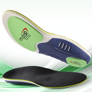 Conjunto 2pcs Palmilhas de Suporte de Arco com Absorção de Impacto– Unissexo, Confortáveis e Respiráveis