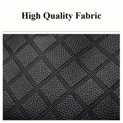 Women'S Quilted Backpack - Stylish Synthetic Travel & Casual Bag with Multiple Compartments, Adjustable Padded Straps, and Zipper Closure, Black/Red/Blue, Backpack for Travel, Secure Daypack, Quilted Texture, Synthetic Bag