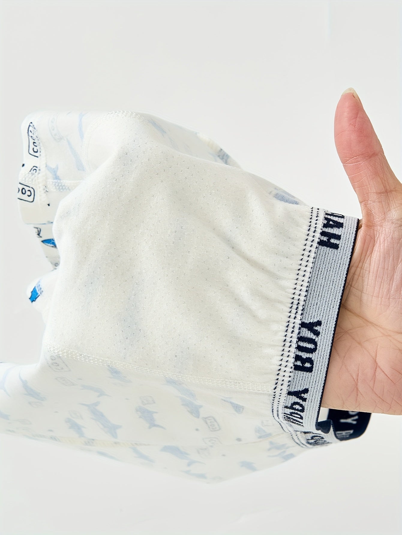 Conjunto de 4 Cuecas Boxer Infantis de Algodão Macias e Respiráveis ​​​​com Estampado Desenho Animado - Confortáveis ​​​​e Fáceis