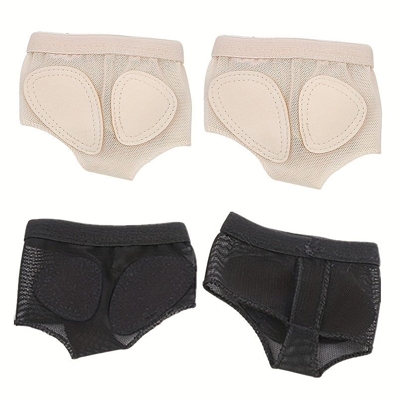 2Pcs Professional Dance Toe Pad Practice Shoes Foot Thong Half Sole Gym Socks Ballet Shoes Pad Woman Foot Care Tools