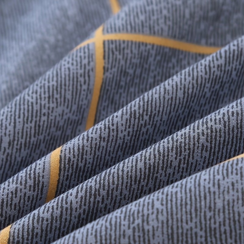 Conjunto de cama novo, confortável e respirável, com 4 peças: 2 fronhas, 1 capa de edredão e 1 lençol de baixo com elástico - Under Mount Fuji