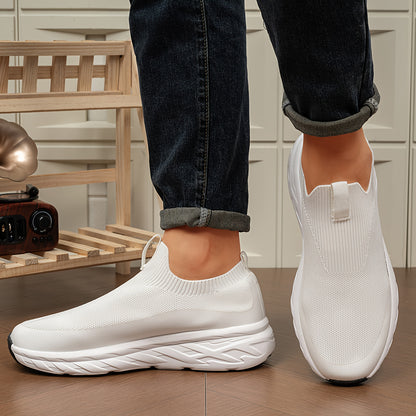 Ténis de corrida para homem antiderrapante, confortável e respirável, para uso interior e exterior.