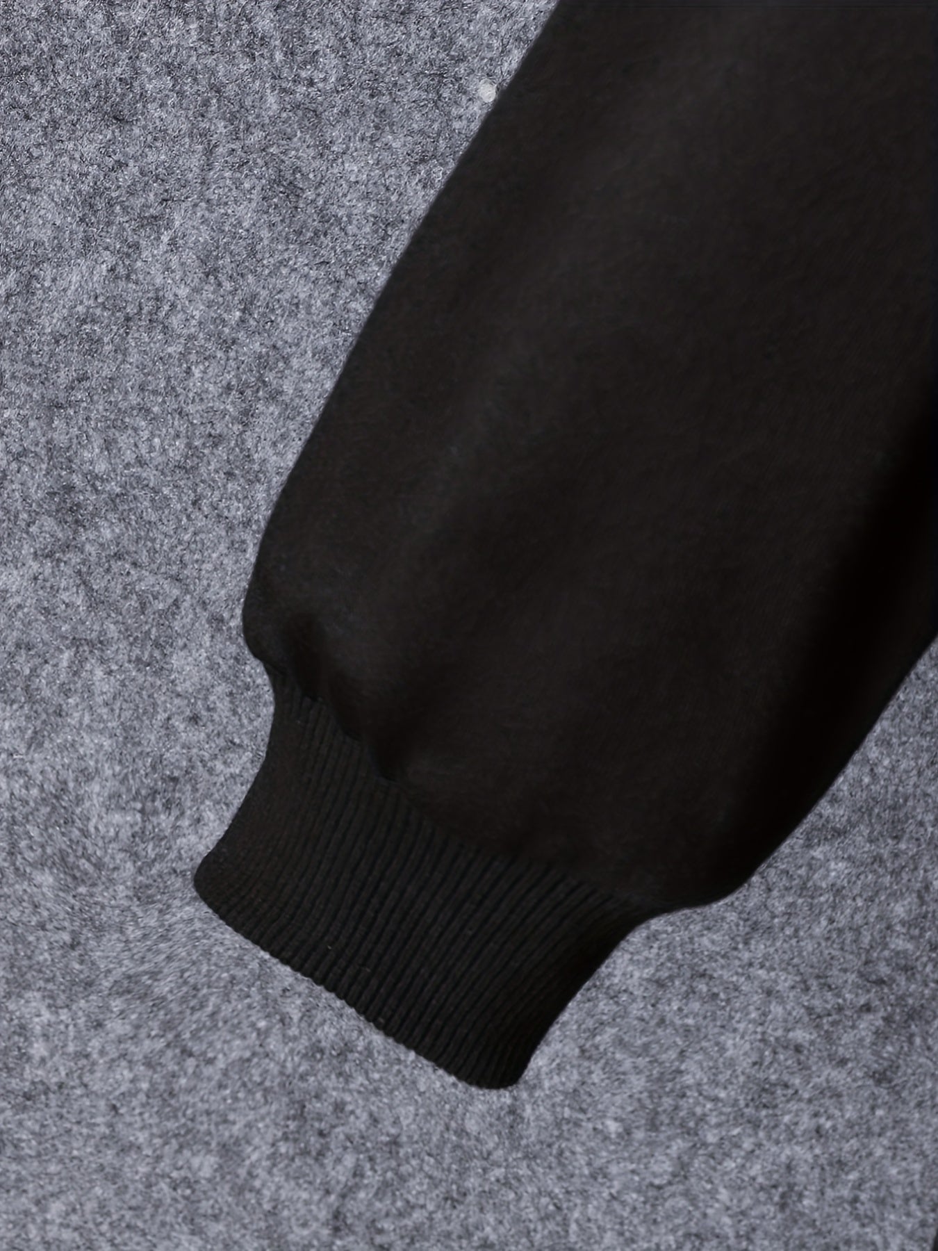 European and American Children's Clothing Boy's Long Pants Suit Medium and Large Children's Printed Letter King Contrast Color Sweatshirt and Long Pants Suit