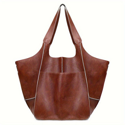 New Simple Women's       Large Capacity Tote for Shopping and Daily Commuting