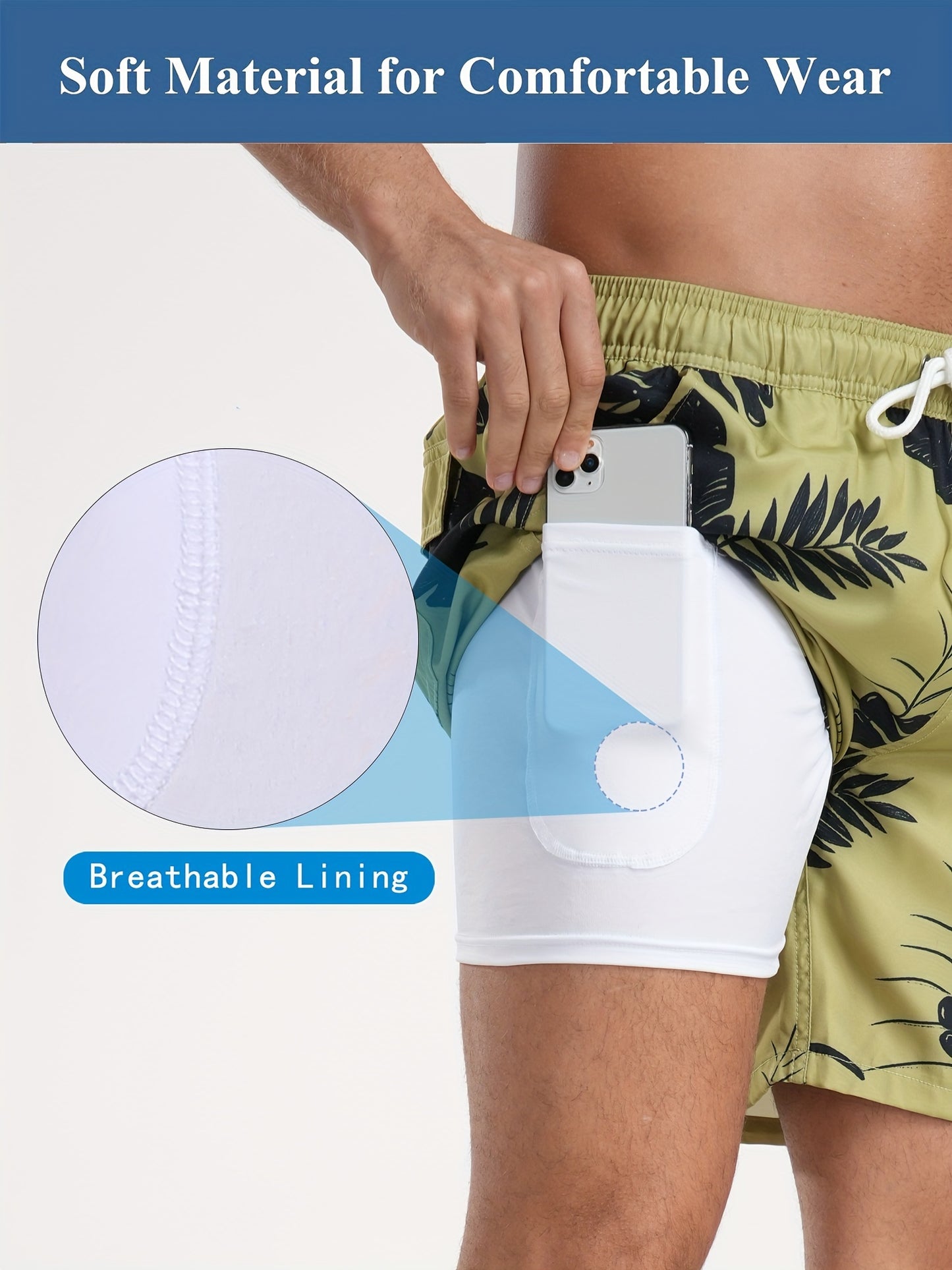 Men'S Quick-Dry Beach Shorts