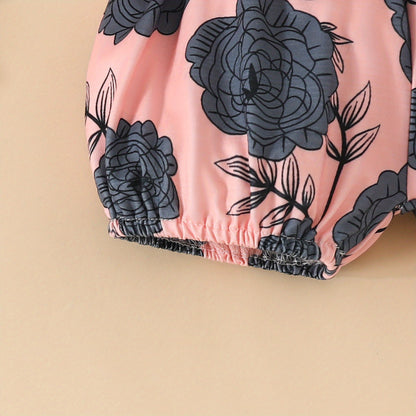 3pcs Short Sleeve & Shorts Set for Newborns - "I'm Daddy's Girl" Letter Print Pants and Headband, Mommy's World Alphabet Kids' Outfit, Perfect for Outdoor