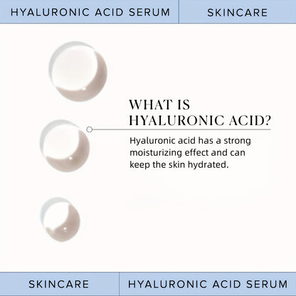 Pure Hyaluronic Acid Serum - With Plant Squalene Intense Hydration Skin Care Solution - 1 FL. OZ. (30 ML) For Youthful, Radiant Skin
