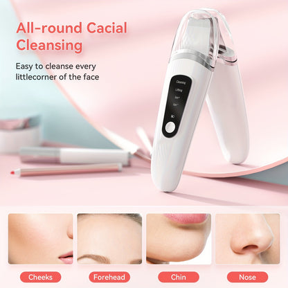 1pc Electric Exfoliating Facial Scraper, Pore Cleaning Spatula, 4 Modes Skin Scraper Cleaner, Facial Pore Scraper, Facial Scraper Cleaner Electric Pore Cleaning Spatula With USB Charger