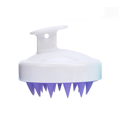 Soft Silicone Bristles Hair Care Head Brush - Massage & Exfoliate Your Scalp for a Healthy, Dandruff-Free Look!