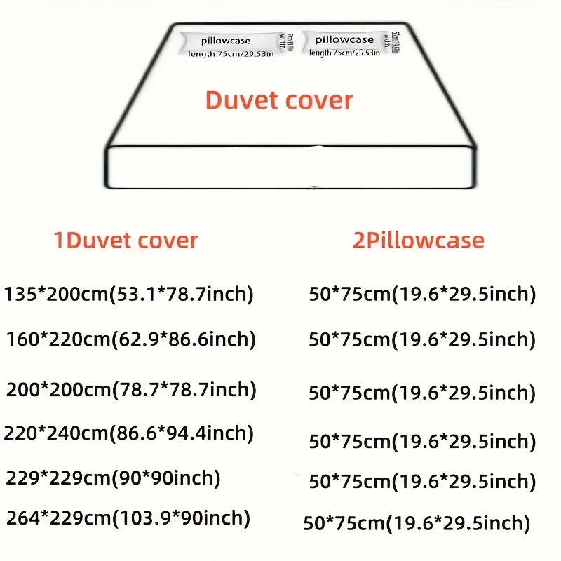 3pcs Set, Golden Striped Triangle Print Duvet Cover Bedding Kit, Soft and Comfortable Breathable, Suitable for Bedroom Guest Room School Dorm Decor 1 * Duvet Cover + 2 *, Pillowcases, Duvet Cover Set