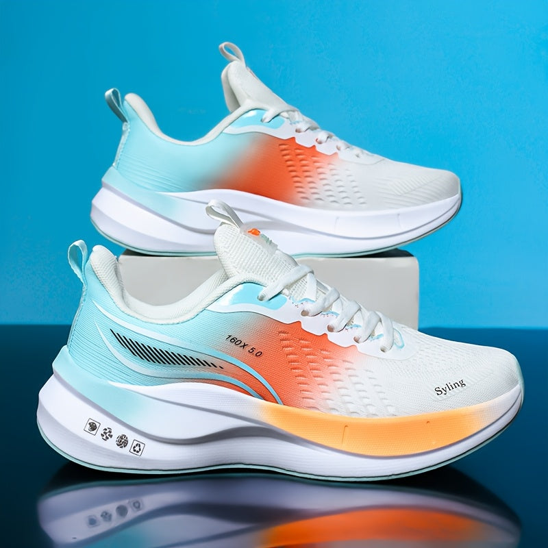 Men'S High-Performance Running Shoes - All-Season Breathable Athletic Sneakers with Carbon Plate Speed Stabilization, Training & Competition Soft Sole, Suitable for All Adults, Athletic Footwear, Sleek Sporty Design, Durable