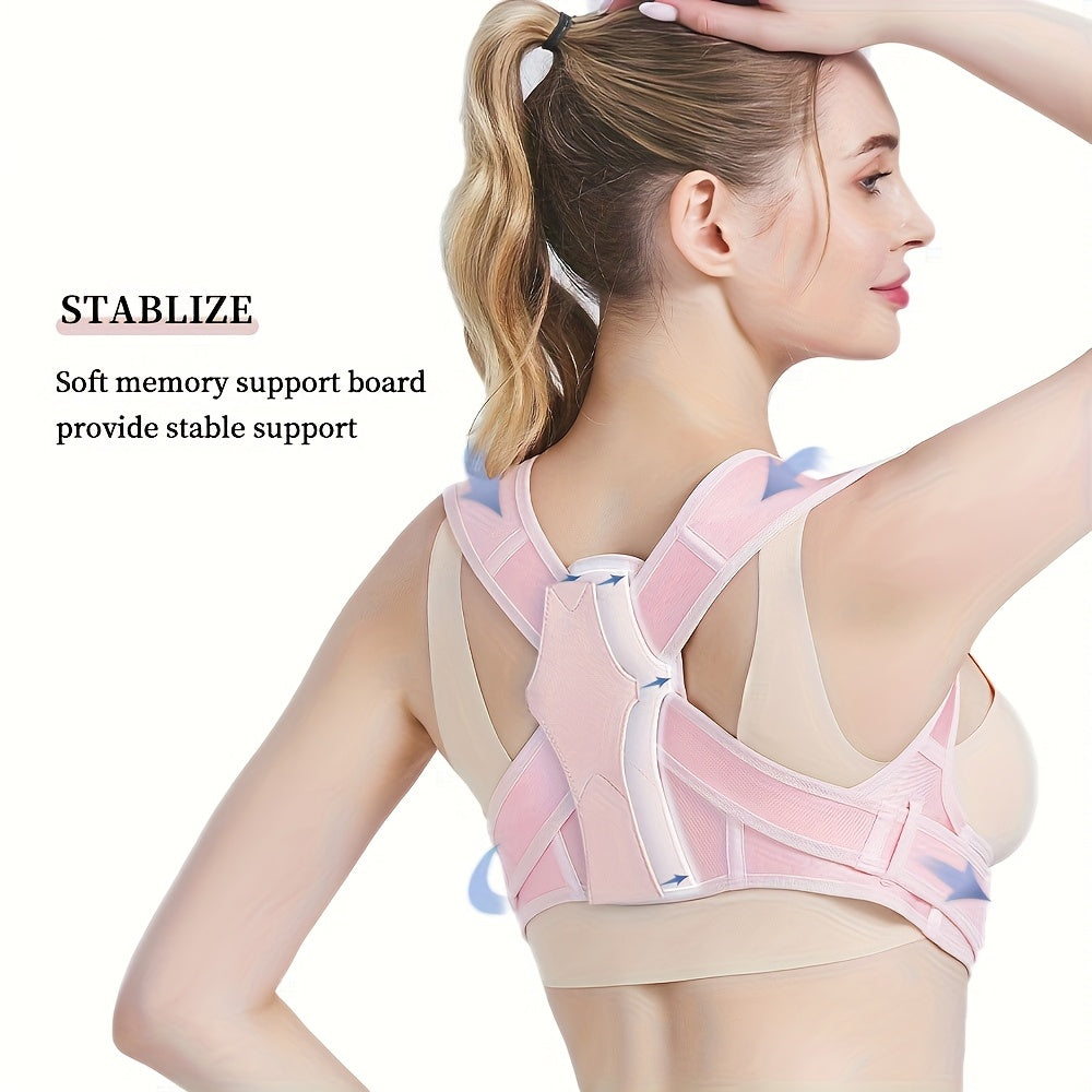 Posture Brace for Women And Men, Adjustable Upper Back Brace for Clavicle Support And Relax for Neck, Shoulder, And Upper Back