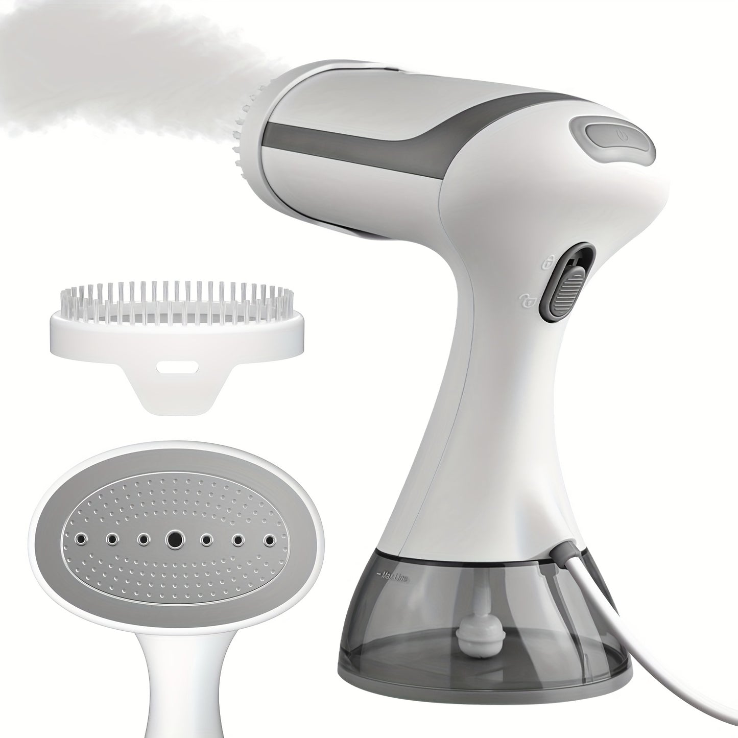 1500W Portable Handheld Steam Iron with 300ml Water Tank - 230V European Plug, Compact & Lightweight for Home Use, No Battery Needed, Ideal for Delicate Fabrics, Garment Steamer, Sleek Design, Durable Construction