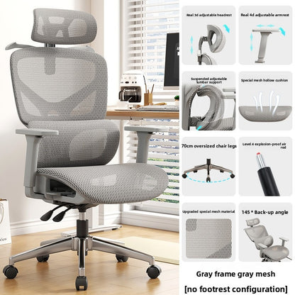 Ergonomic Chair, Comfortable Chair, Gaming Chair, Mesh Chair, Breathable Chair, Waist Support, Lumbar Support, Swivel Chair, Height Adjustable Chair, Home Office Chair, Ergonomic Chair