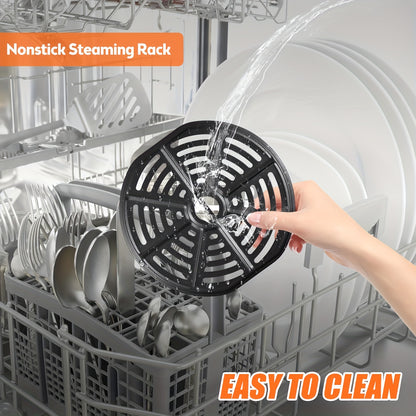 Air Fryer 6.5L 9L 10.5L Oilless 1800W Large Capacity Oven Air Fryers Healthy Cooker With 10 Preset, Visual Cooking Window, Non-Stick Basket, Dishwasher Safe