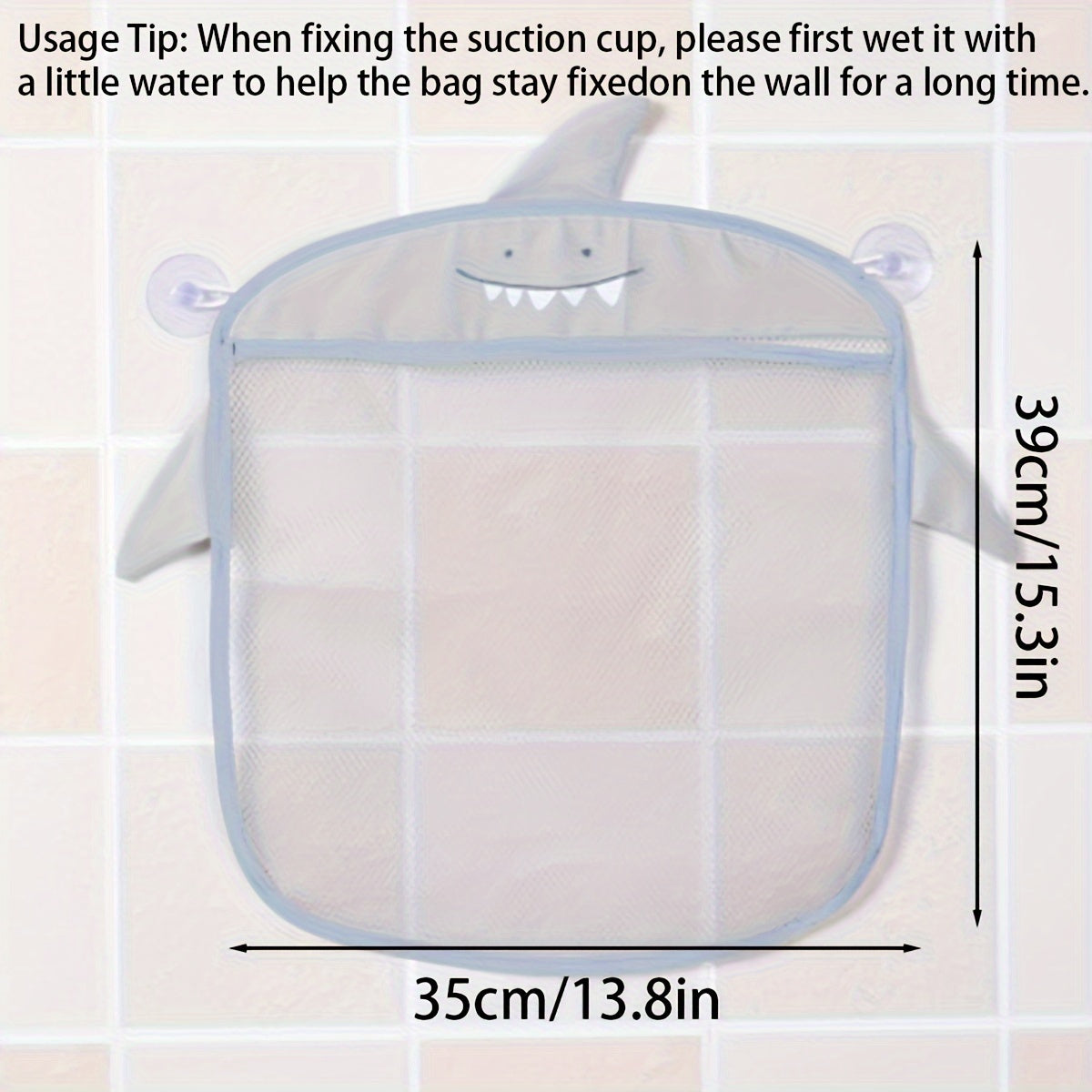 1pc Water Toy Storage Bag, Drain And Breathable Toy Drying Bag, Bathroom Storage Bag
