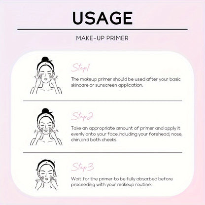 Achieve Flawless Skin With Pre-Makeup Primer Set Holding Makeup Invisible Pore Oil Control Squalane Vitamin E Face Balm For Full Coverage Perfect Base Makeup Long Lasting Contain Plant Squalane