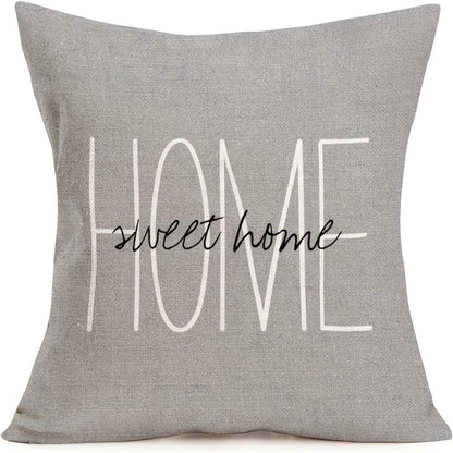 4pcs-Home Sweet Home Pillow Set Warm Inspirational Quotes Cushion Set Farmhouse Pillow Set Suitable for Sofa Decoration