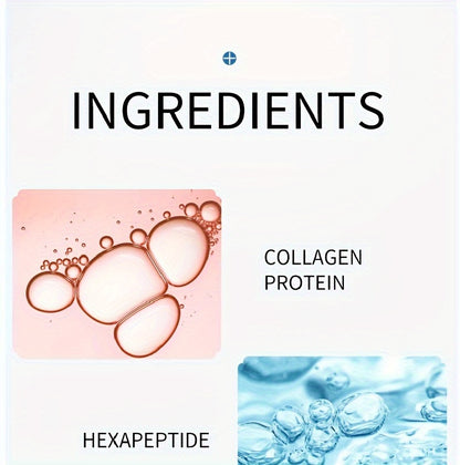 [5pcs Nano Soluble Collagen Mask Sheets] 5-Pack Nano Soluble Collagen Membrane Mask Sheets, Hydrating Facial Filler for All Skin Types, Unisex Adult, Moisturizing Face Care, No Fragrance