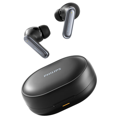 For Philips Active Noise Cancelling (ANC) Wireless Earbuds | Touch Control | Dual Beamforming Mics for Clear Calls | 30H Battery Life | Secure Comfort Fit | Wireless 5.4 | for iPhone/Android | Perfect Gift for Men & Women! TA