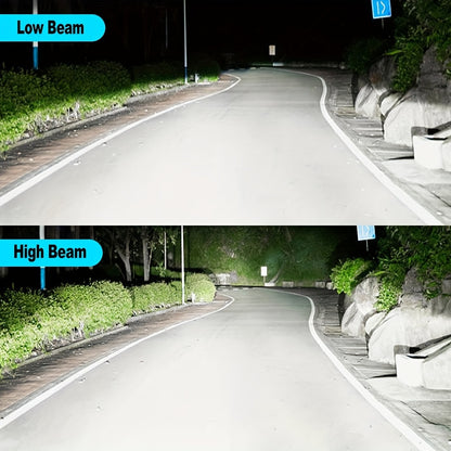 S&D 2pcs H4 LED Bulbs 9003/HB2 LED Fog Lights 30000LM LED Headlight Bulbs CSP Fanless with Canbus High And Low Suitable for Audi, for Honda, for H4 LED Headlight Aluminum Alloy Body, Without Battery, Headlight Bulb