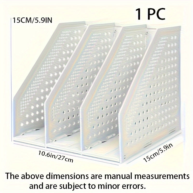 Caixa organizadora retrátil com 4 compartimentos para livros e arquivos: ideal para organizar documentos, arquivos e outros artigos essenciais de escritório, material escolar e decoração.
