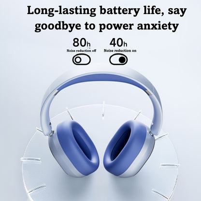 Philips Wireless Bluetooth Headphones, Over-Ear Wireless Headphones, ANC Hybrid Active Noise Cancelling Headphones, HiFi Surround Sound Over-Ear Wireless Headphones, for iPhone and Android, 80 Hours of Playtime, with Five ENC