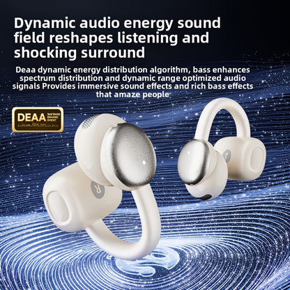Philips True Wireless Bluetooth Headphones, Open Wireless Earbuds, Ear Clip Wireless Earbuds, for iPhone and Android, Comfortable to Wear, Bluetooth 5.4, 46 Hours of Playtime, Stereo Bass, LED Battery Display, ENC Dual Noise
