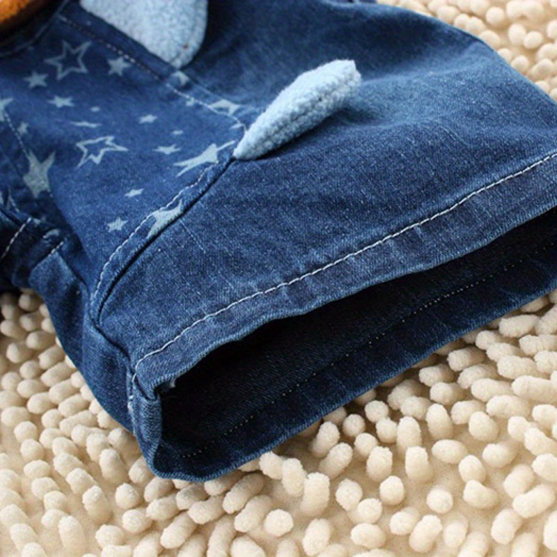 Baby Boys And Girls Cute Dog Pattern Overalls Shorts Clothes For Summer
